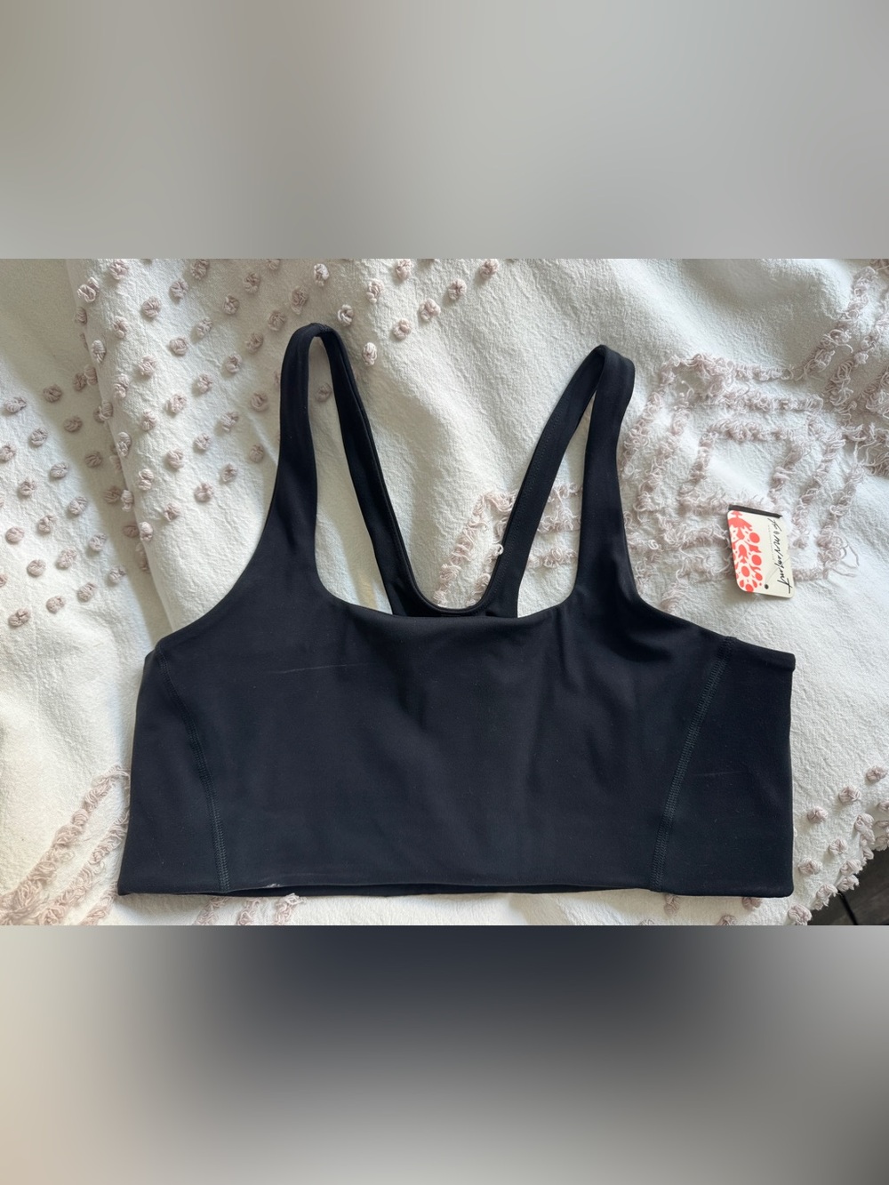 Free People Black Sports Bralette